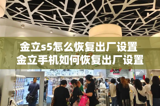 金立s5怎么恢复出厂设置 金立手机如何恢复出厂设置视频教程