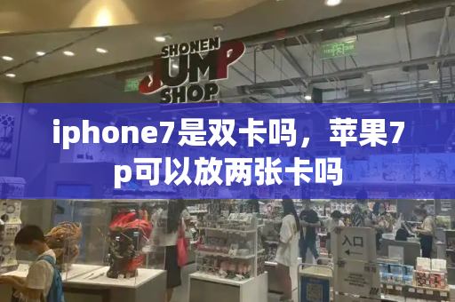 iphone7是双卡吗，苹果7p可以放两张卡吗-第1张图片-星选测评