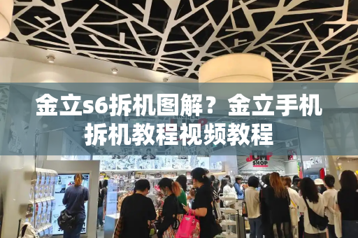 金立s6拆机图解？金立手机拆机教程视频教程-第1张图片-星选测评