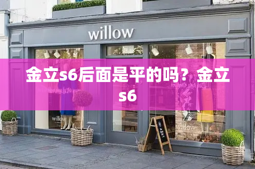 金立s6后面是平的吗？金立s6