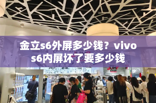 金立s6外屏多少钱？vivos6内屏坏了要多少钱