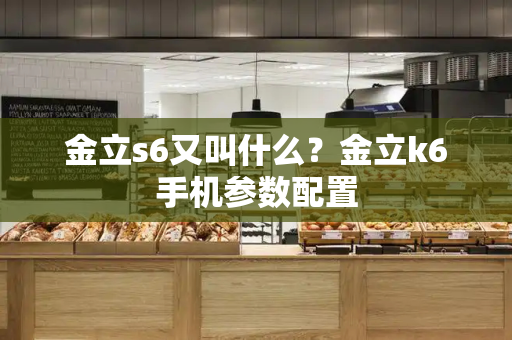 金立s6又叫什么？金立k6手机参数配置