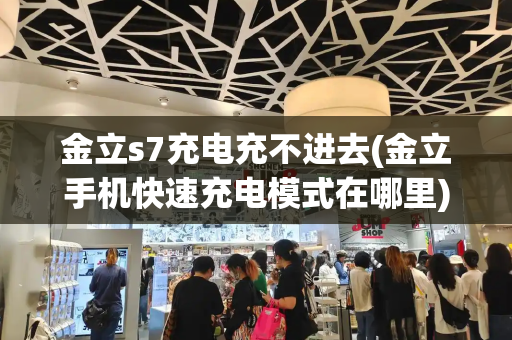 金立s7充电充不进去(金立手机快速充电模式在哪里)-第1张图片-星选测评