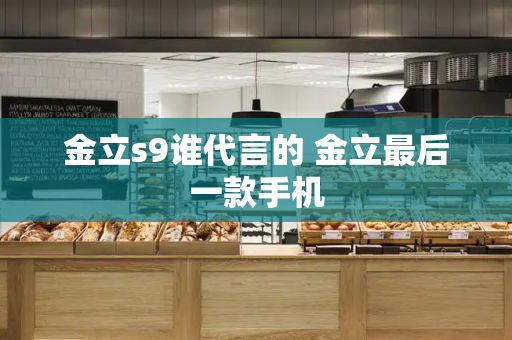 金立s9谁代言的 金立最后一款手机