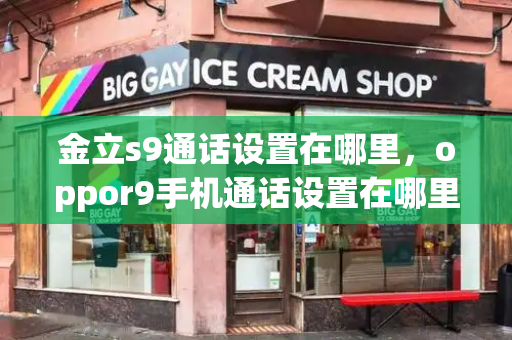 金立s9通话设置在哪里，oppor9手机通话设置在哪里