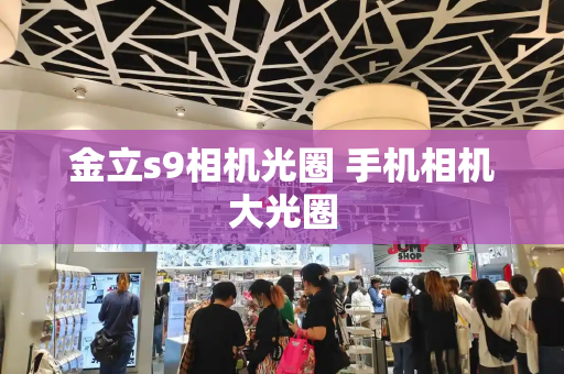 金立s9相机光圈 手机相机大光圈-第1张图片-星选测评
