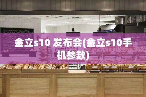 金立s10 发布会(金立s10手机参数)-第1张图片-星选测评