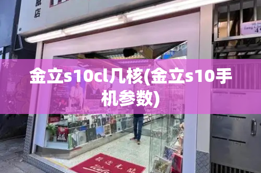 金立s10cl几核(金立s10手机参数)