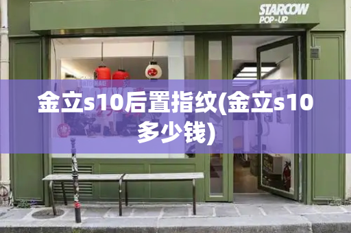 金立s10后置指纹(金立s10多少钱)