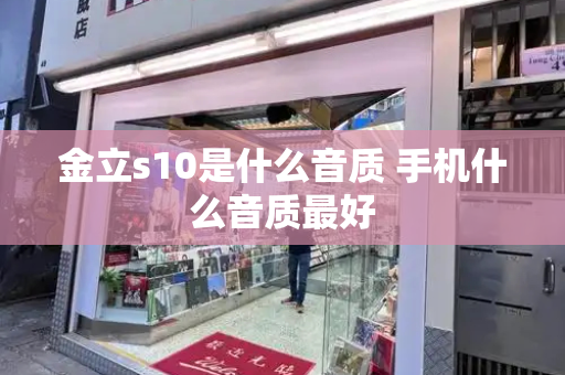 金立s10是什么音质 手机什么音质最好