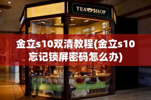 金立s10双清教程(金立s10忘记锁屏密码怎么办)-第1张图片-星选测评