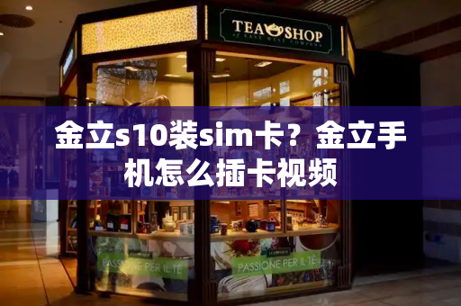 金立s10装sim卡？金立手机怎么插卡视频-第1张图片-星选测评
