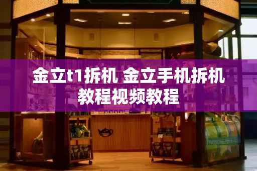 金立t1拆机 金立手机拆机教程视频教程
