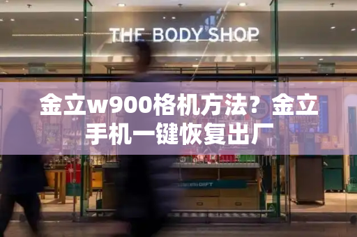 金立w900格机方法？金立手机一键恢复出厂-第1张图片-星选测评