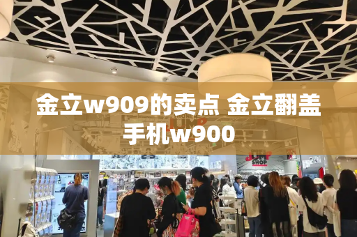 金立w909的卖点 金立翻盖手机w900-第1张图片-星选测评