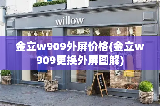 金立w909外屏价格(金立w909更换外屏图解)-第1张图片-星选测评