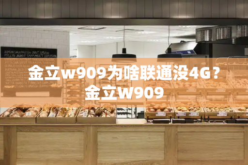 金立w909为啥联通没4G？金立W909