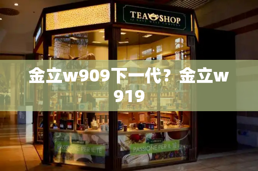 金立w909下一代？金立w919