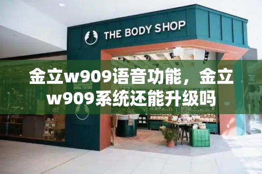 金立w909语音功能，金立w909系统还能升级吗-第1张图片-星选测评