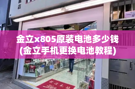 金立x805原装电池多少钱(金立手机更换电池教程)