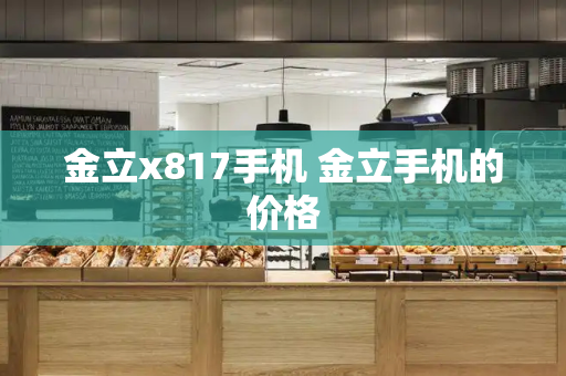 金立x817手机 金立手机的价格-第1张图片-星选测评