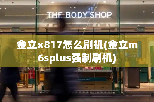 金立x817怎么刷机(金立m6splus强制刷机)
