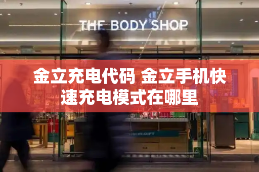 金立充电代码 金立手机快速充电模式在哪里-第1张图片-星选测评