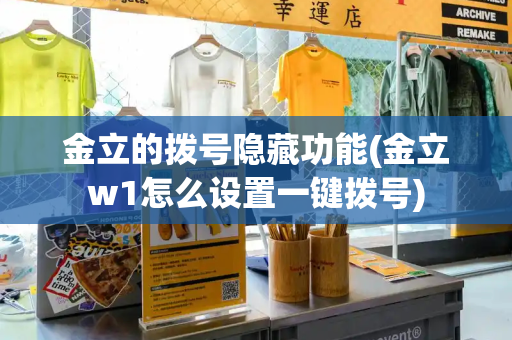 金立的拨号隐藏功能(金立w1怎么设置一键拨号)-第1张图片-星选测评
