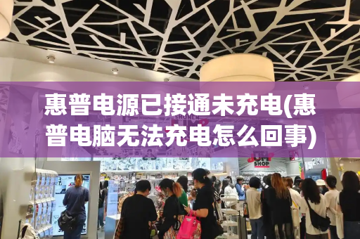惠普电源已接通未充电(惠普电脑无法充电怎么回事)-第1张图片-星选测评