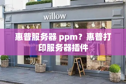 惠普服务器 ppm？惠普打印服务器插件