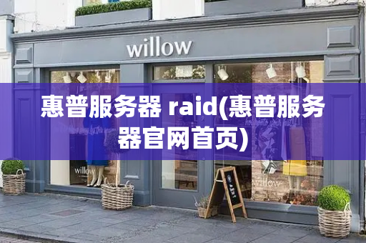 惠普服务器 raid(惠普服务器官网首页)-第1张图片-星选测评