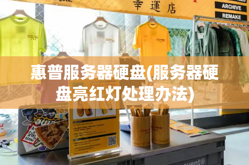 惠普服务器硬盘(服务器硬盘亮红灯处理办法)-第1张图片-星选测评