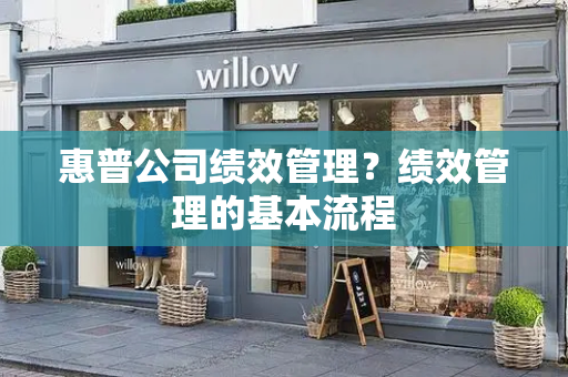 惠普公司绩效管理？绩效管理的基本流程