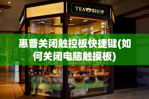 惠普关闭触控板快捷键(如何关闭电脑触摸板)