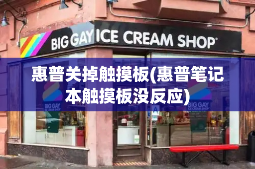 惠普关掉触摸板(惠普笔记本触摸板没反应)-第1张图片-星选测评