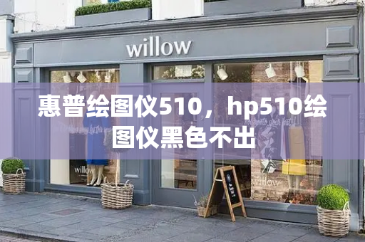惠普绘图仪510，hp510绘图仪黑色不出-第1张图片-星选测评