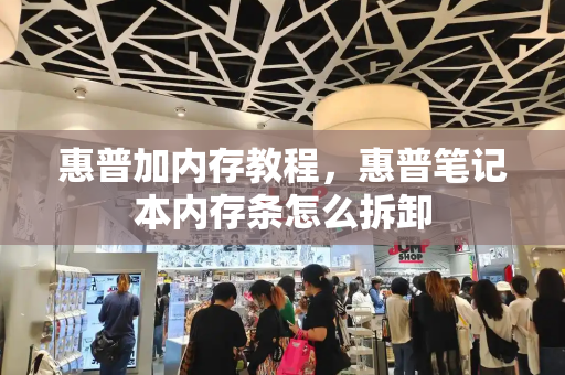 惠普加内存教程，惠普笔记本内存条怎么拆卸-第1张图片-星选测评