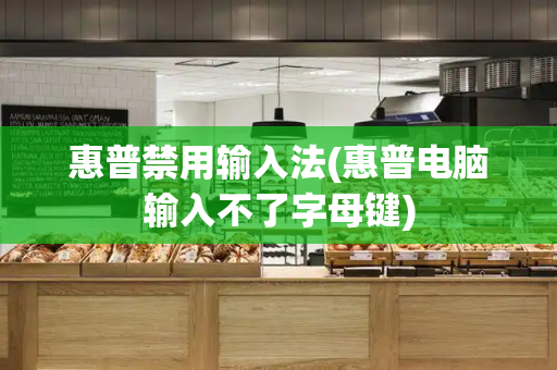 惠普禁用输入法(惠普电脑输入不了字母键)