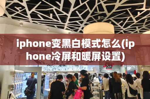 iphone变黑白模式怎么(iphone冷屏和暖屏设置)