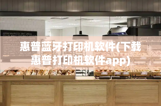 惠普蓝牙打印机软件(下载惠普打印机软件app)-第1张图片-星选测评