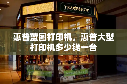 惠普蓝图打印机，惠普大型打印机多少钱一台-第1张图片-星选测评