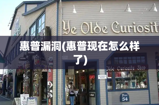 惠普漏洞(惠普现在怎么样了)