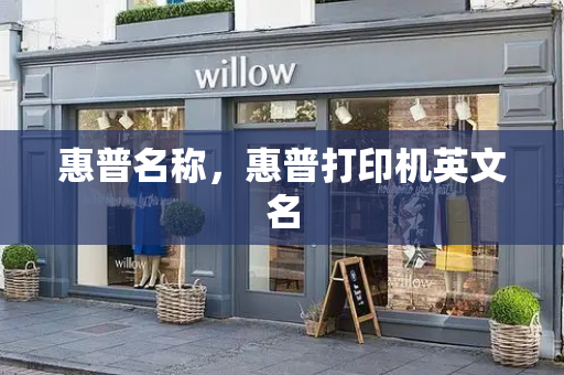 惠普名称，惠普打印机英文名