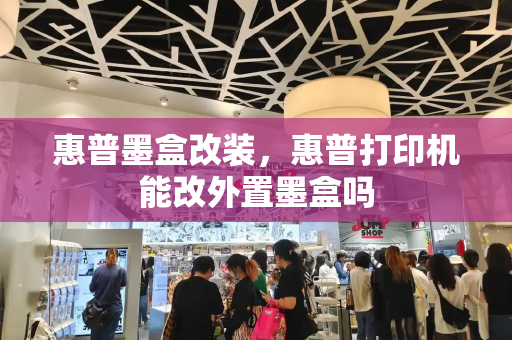 惠普墨盒改装，惠普打印机能改外置墨盒吗-第1张图片-星选测评