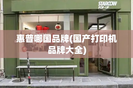 惠普哪国品牌(国产打印机品牌大全)-第1张图片-星选测评