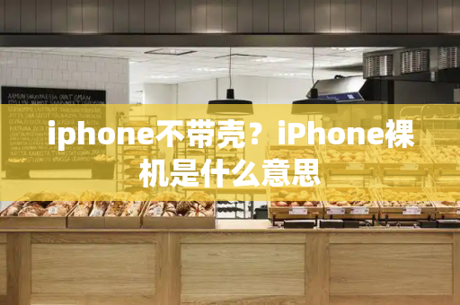 iphone不带壳？iPhone裸机是什么意思-第1张图片-星选测评