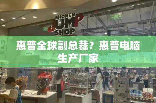 惠普全球副总裁？惠普电脑生产厂家