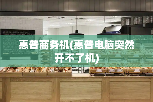 惠普商务机(惠普电脑突然开不了机)-第1张图片-星选测评