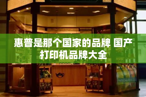惠普是那个国家的品牌 国产打印机品牌大全-第1张图片-星选测评