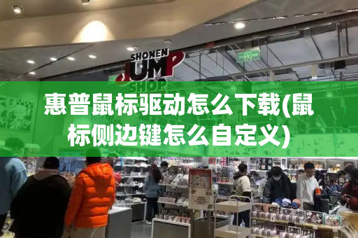 惠普鼠标驱动怎么下载(鼠标侧边键怎么自定义)